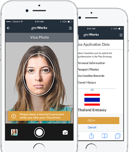 govWorks mobile application preview